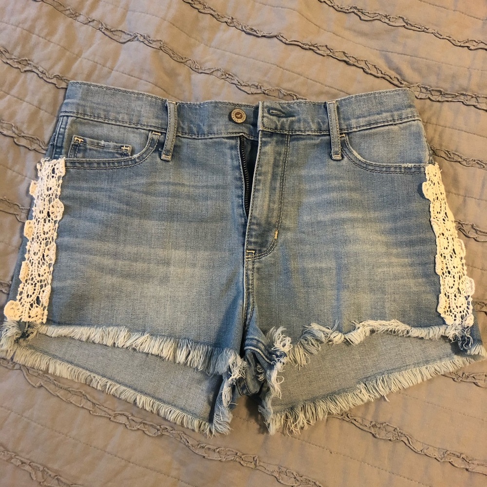 Hollister high waisted shorts